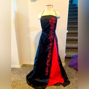 Plus size a-line formal dress